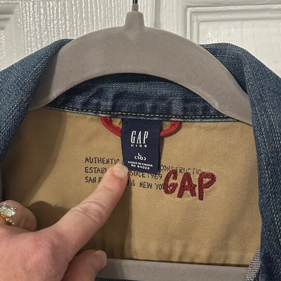 Gap Kids Girl's Denim Jacket, Size L (10) - Picture 3 of 9
